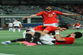 منتخب مصر يخوض تدريبه الرئيسي بإستاد هانتينجتون بانك استعداداً لودية البرازيل